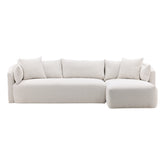 Mackay Cream Boucle Sectional